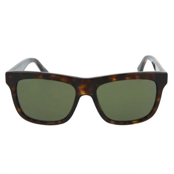Gucci Square Brown Tortoise 54mm Sunglasses - Picture 2 of 3